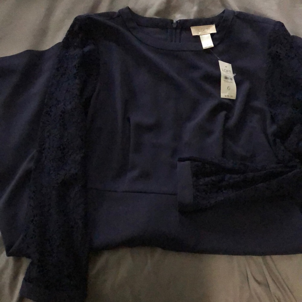 Brand New Loft Navy Dress